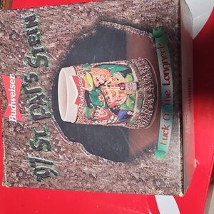 Budweiser St Patrick Day Luck of the‎ Longneck Stein 1997 CS287